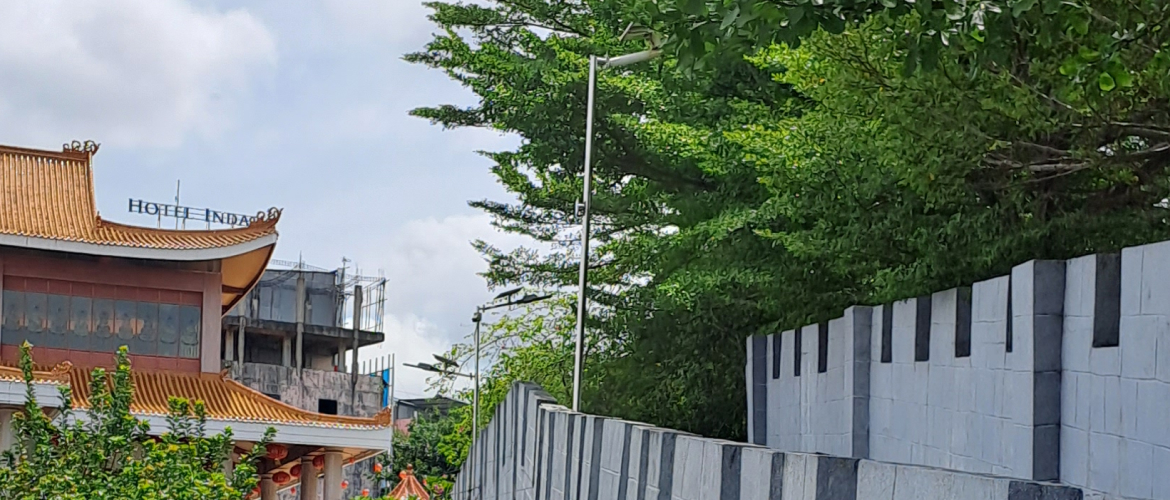 Penerangan Jalan Umum (PJU) Vihara Budhi Bakti
